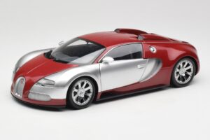 Bugatti Veyron Edition Centenaire Chrome Red Minichamps 1:18 100110851-O Μέταλλο