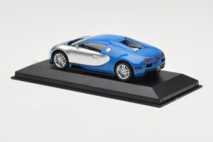 Bugatti Veyron Centenaire Μπλε Μεταλλικό Ασημί Minichamps 1:43 400110850 Μέταλλο - εικόνα 3 από 4
