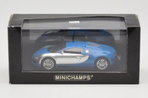 Bugatti Veyron Centenaire Μπλε Μεταλλικό Ασημί Minichamps 1:43 400110850 Μέταλλο - εικόνα 4 από 4