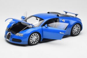 Bugatti Veyron Ανοιχτό Μπλε Σκούρο Μπλε Minichamps 1:18 100110821 Μέταλλο - εικόνα 2 από 8