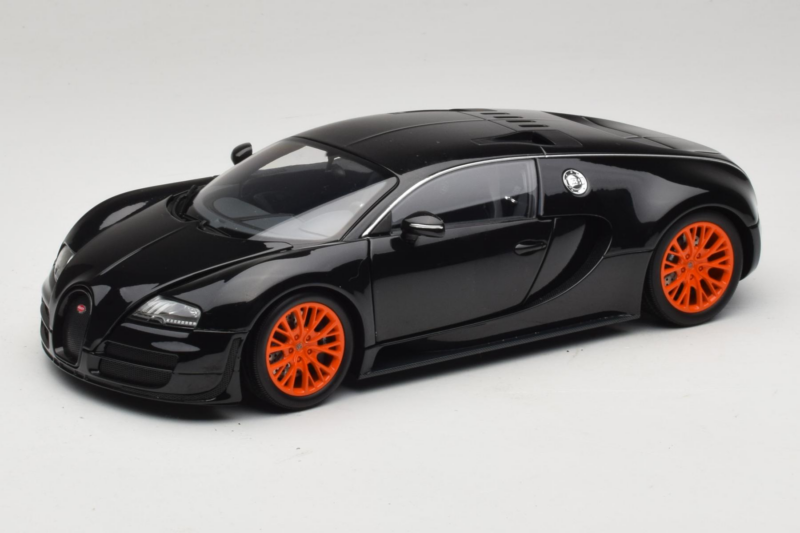 Bugatti Veyron Super Sport Black Metallic Minichamps 1:18 100110842 Μέταλλο