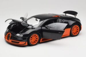 Bugatti Veyron Super Sport World Record Edition Carbon & Orange Minichamps 1:18 100110840 Μέταλλο - εικόνα 2 από 8