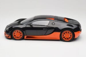 Bugatti Veyron Super Sport World Record Edition Carbon & Orange Minichamps 1:18 100110840 Μέταλλο - εικόνα 4 από 8