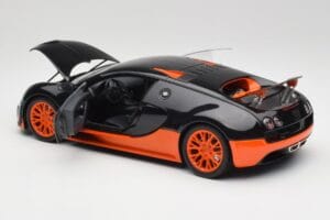 Bugatti Veyron Super Sport World Record Edition Carbon & Orange Minichamps 1:18 100110840 Μέταλλο - εικόνα 5 από 8
