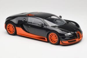 Bugatti Veyron Super Sport World Record Edition Carbon & Orange Minichamps 1:18 100110840 Μέταλλο - εικόνα 6 από 8