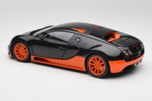 Bugatti Veyron Super Sport World Record Edition Carbon & Orange Minichamps 1:18 100110840 Μέταλλο - εικόνα 7 από 8