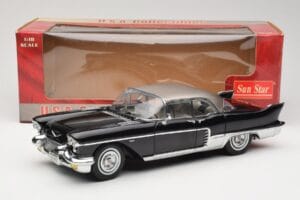 Cadillac Brougham Μαύρο Sun Star 1:18 4001 Μέταλλο - εικόνα 8 από 8
