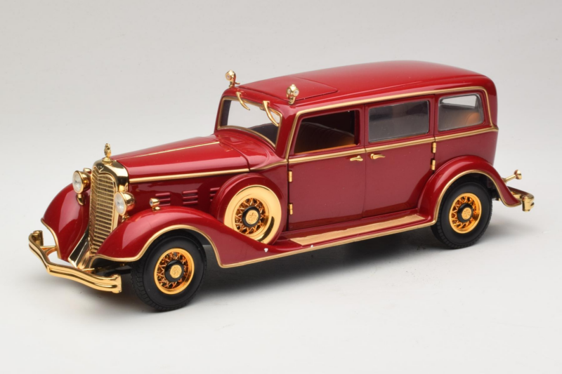 Cadillac Deluxe Tudor Επίσημη Λιμουζίνα Puyi Τελευταίος Αυτοκράτορας της Κίνας Sun Star 1:18 4100 Μέταλλο