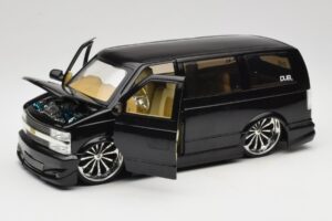 Chevrolet Astro Van Tuned Μαύρο Jada 1:18 63122 Μέταλλο - εικόνα 2 από 8