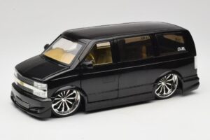 Chevrolet Astro Van Tuned Μαύρο Jada 1:18 63122 Μέταλλο