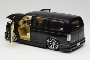 Chevrolet Astro Van Tuned Μαύρο Jada 1:18 63122 Μέταλλο - εικόνα 5 από 8