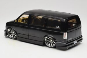 Chevrolet Astro Van Tuned Μαύρο Jada 1:18 63122 Μέταλλο - εικόνα 7 από 8
