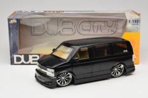 Chevrolet Astro Van Tuned Μαύρο Jada 1:18 63122 Μέταλλο - εικόνα 8 από 8