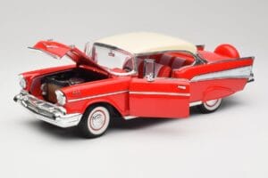 Chevrolet Bel Air Matador Κόκκινο & India Ελεφαντόδοντο Road Legends 1:18 92109 Μέταλλο - εικόνα 2 από 8