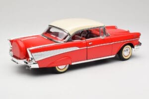 Chevrolet Bel Air Matador Κόκκινο & India Ελεφαντόδοντο Road Legends 1:18 92109 Μέταλλο - εικόνα 3 από 8