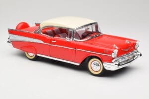 Chevrolet Bel Air Matador Κόκκινο & India Ελεφαντόδοντο Road Legends 1:18 92109 Μέταλλο - εικόνα 6 από 8