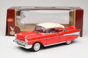 Chevrolet Bel Air Matador Κόκκινο & India Ελεφαντόδοντο Road Legends 1:18 92109 Μέταλλο - εικόνα 8 από 8