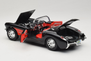 Chevrolet Corvette C1 Μαύρο & Κόκκινο Bburago 1:18 3034-M1 Μέταλλο - εικόνα 5 από 8