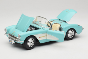 Chevrolet Corvette C1 Μπλε & Λευκό Bburago 1:18 3024-M2 Μέταλλο - εικόνα 2 από 8
