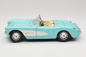 Chevrolet Corvette C1 Μπλε & Λευκό Bburago 1:18 3024-M2 Μέταλλο - εικόνα 4 από 8