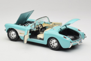 Chevrolet Corvette C1 Μπλε & Λευκό Bburago 1:18 3024-M2 Μέταλλο - εικόνα 5 από 8