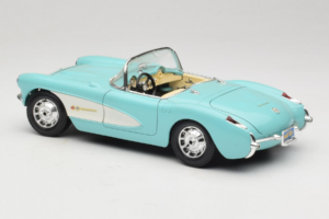 Chevrolet Corvette C1 Μπλε & Λευκό Bburago 1:18 3024-M2 Μέταλλο - εικόνα 7 από 8