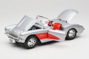 Chevrolet Corvette C1 Ασημί Bburago 1:18 3034 Μέταλλο - εικόνα 2 από 8