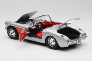 Chevrolet Corvette C1 Ασημί Bburago 1:18 3034 Μέταλλο - εικόνα 5 από 8
