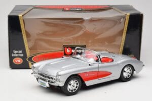 Chevrolet Corvette C1 Ασημί Bburago 1:18 3034 Μέταλλο - εικόνα 8 από 8