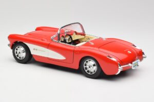 Chevrolet Corvette C1 Roadster Κόκκινο Bburago 1:18 3024 Μέταλλο - εικόνα 7 από 8