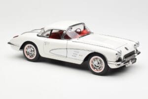 Chevrolet Corvette C1 Spider Hard Top Snowcrest Λευκό AUTOart 1:18 71147 Μέταλλο - εικόνα 6 από 8