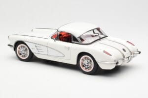 Chevrolet Corvette C1 Spider Hard Top Snowcrest Λευκό AUTOart 1:18 71147 Μέταλλο - εικόνα 7 από 8