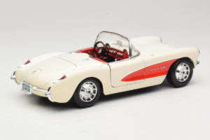 Chevrolet Corvette C1 Λευκό & Κόκκινο Bburago 1:18 3024-M3 Μέταλλο - εικόνα 3 από 8