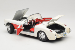 Chevrolet Corvette C1 Λευκό & Κόκκινο Bburago 1:18 3024-M3 Μέταλλο - εικόνα 5 από 8