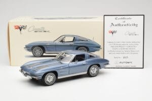 Chevrolet Corvette C2 Γαλαζόγκριζο Μεταλλικό AUTOart 1:18 71182 Μέταλλο - εικόνα 8 από 8