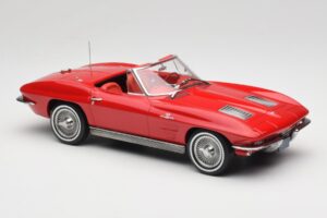 Chevrolet Corvette C2 Sting Ray Καμπριολέ Riverside Red Norev 1:18 189056 Μέταλλο - εικόνα 4 από 6