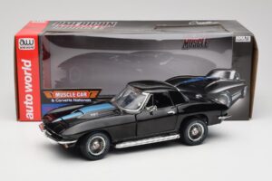 Chevrolet Corvette C2 Μαύρο American Muscle 1:18 AMM1099/06 Μέταλλο - εικόνα 8 από 8