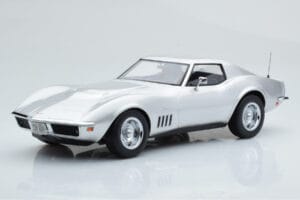 Chevrolet Corvette C3 Ασημί Norev 1:18 189032 Μέταλλο
