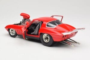 Chevrolet Corvette C3 Dragster Κόκκινο Hot Wheels 1:18 29226 Μέταλλο - εικόνα 5 από 8