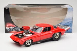 Chevrolet Corvette C3 Dragster Κόκκινο Hot Wheels 1:18 29226 Μέταλλο - εικόνα 8 από 8