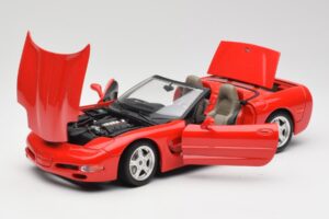 Chevrolet Corvette C5 Καμπριολέ Κόκκινο Bburago 1:18 3076 Μέταλλο - εικόνα 2 από 8