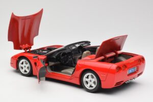Chevrolet Corvette C5 Καμπριολέ Κόκκινο Bburago 1:18 3076 Μέταλλο - εικόνα 5 από 8