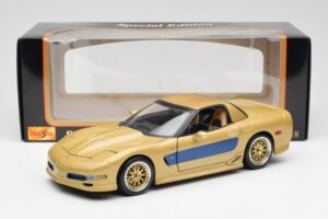 Chevrolet Corvette C5 Guldstrand Signature Edition Χρυσό Maisto 1:18 31657 Μέταλλο - εικόνα 8 από 8