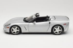 Chevrolet Corvette C6 Καμπριολέ Ασημί Hot Wheels 1:18 B6052 Μέταλλο - εικόνα 4 από 8