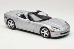Chevrolet Corvette C6 Καμπριολέ Ασημί Hot Wheels 1:18 B6052 Μέταλλο - εικόνα 6 από 8