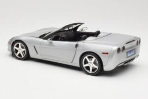 Chevrolet Corvette C6 Καμπριολέ Ασημί Hot Wheels 1:18 B6052 Μέταλλο - εικόνα 7 από 8