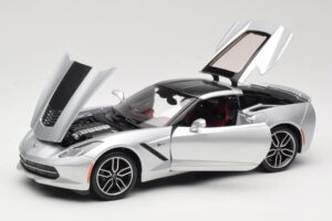 Chevrolet Corvette C7 Ασημί Maisto 1:18 38132 Μέταλλο - εικόνα 2 από 8