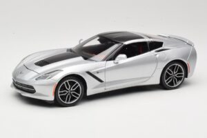 Chevrolet Corvette C7 Ασημί Maisto 1:18 38132 Μέταλλο