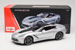 Chevrolet Corvette C7 Ασημί Maisto 1:18 38132 Μέταλλο - εικόνα 8 από 8