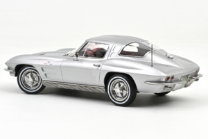 Chevrolet Corvette C2 Sting Ray Sebring Silver Norev 1:18 189052 Μέταλλο - εικόνα 2 από 2